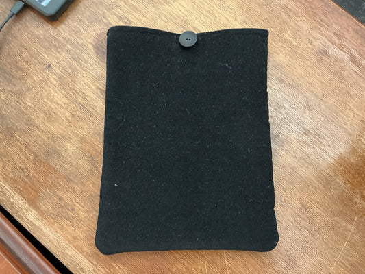 Large Black Corduroy Booksleeve