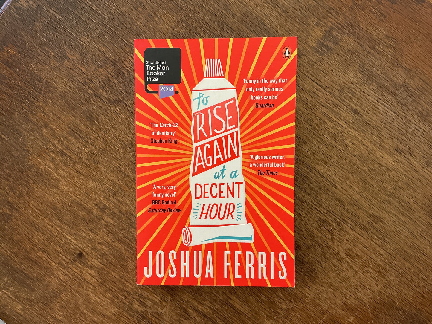 To Rise Again at a Decent Hour by Joshua Ferris