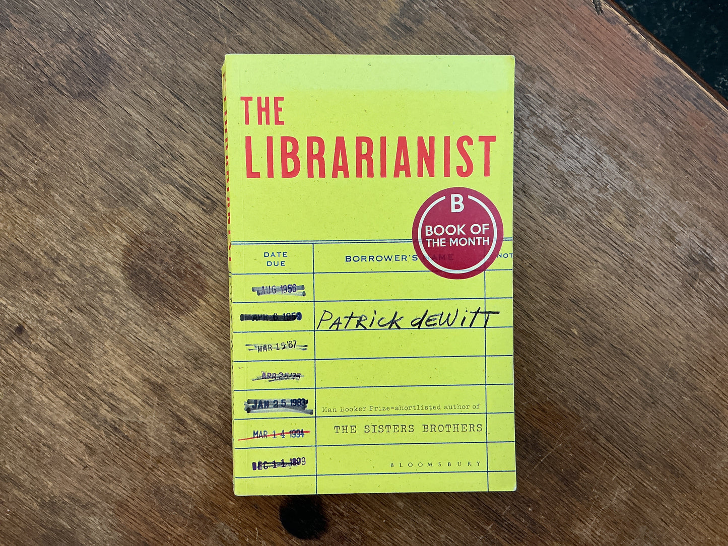 The Librarianist by Patrick deWitt