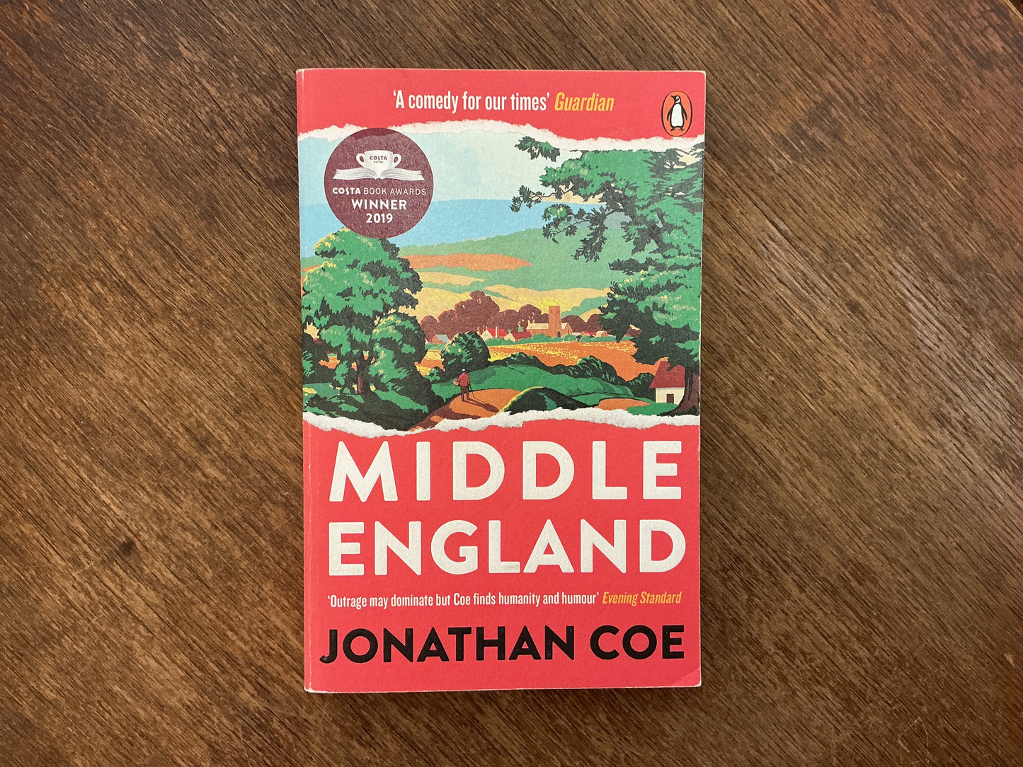 Middle England: Winner of the Costa Novel Award 2019 by Jonathan Coe