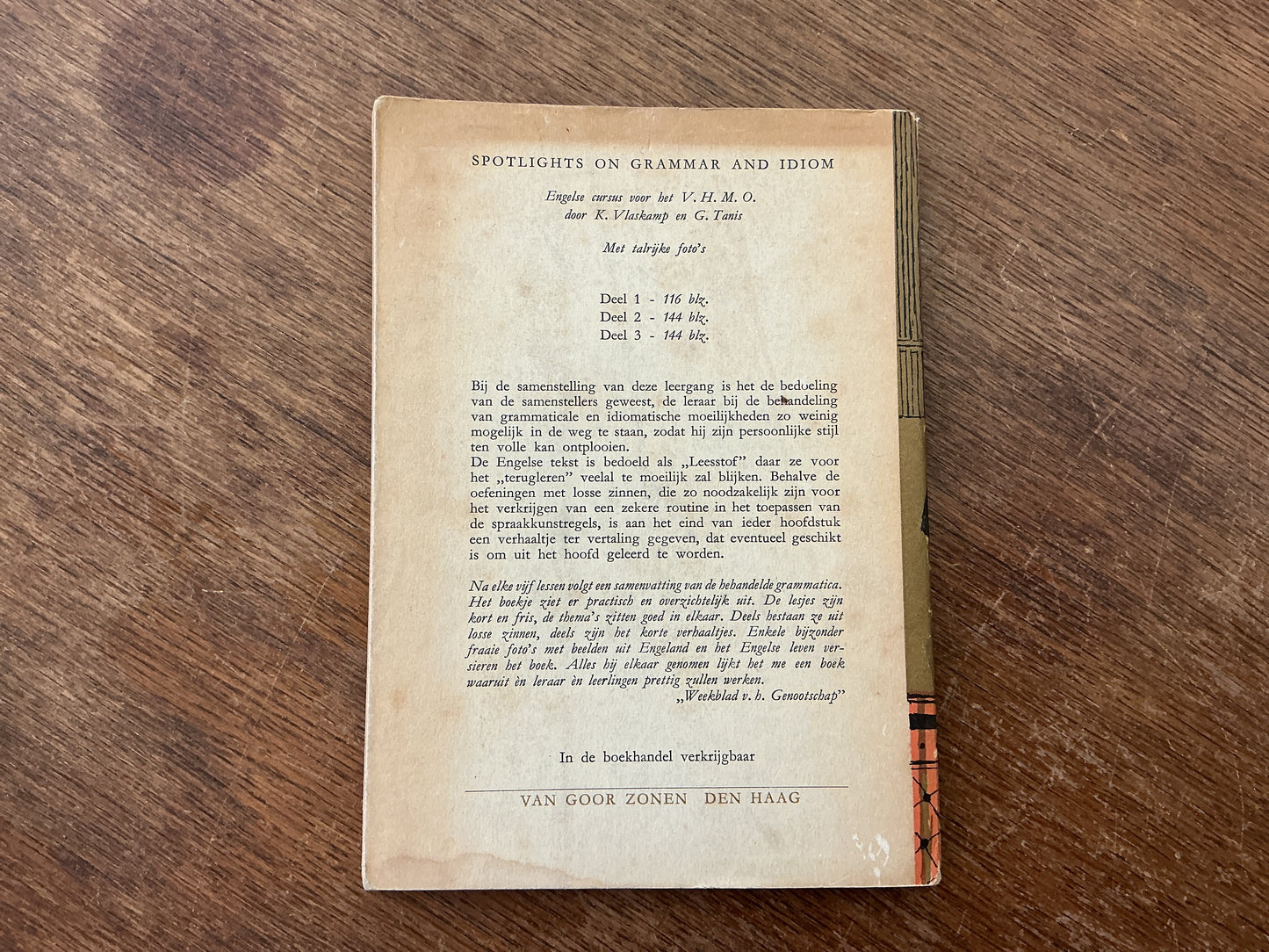 The Importance of Being Earnest by Oscar Wilde 1959 edition for Dutch English learners