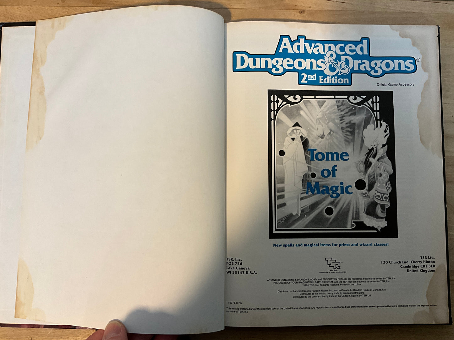 Advanced Dungeons and Dragons (AD&D 2E):Tome of Magic