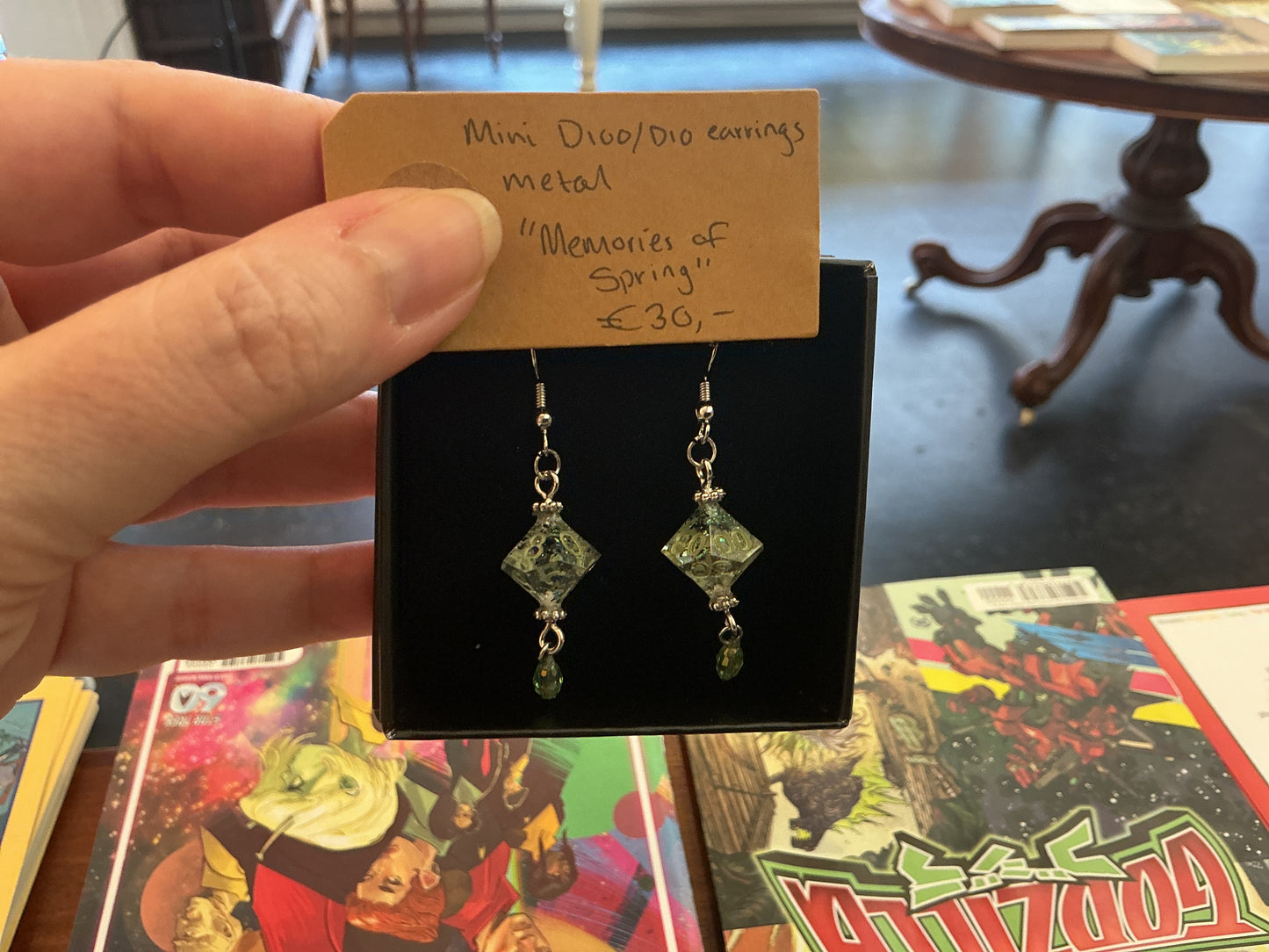 Mini D100/D10 silver earrings “Memories of Spring”