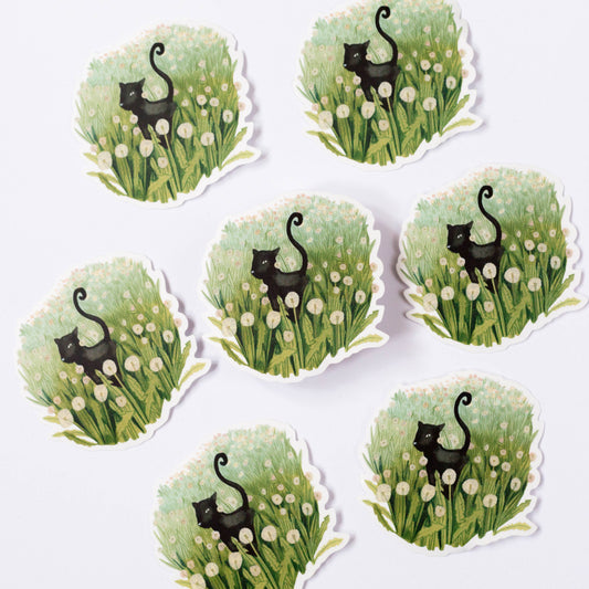 Vinyl sticker — Black Cat