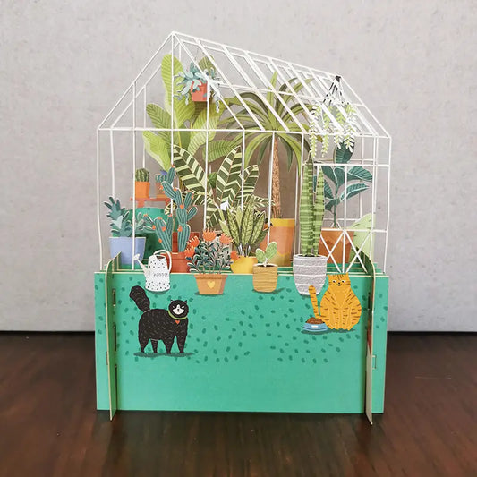 3D Pop-up Greenhouse Card