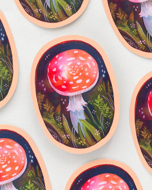 Vinyl Sticker — Mushroom