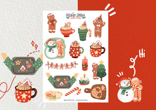 Christmas Cook sticker sheet