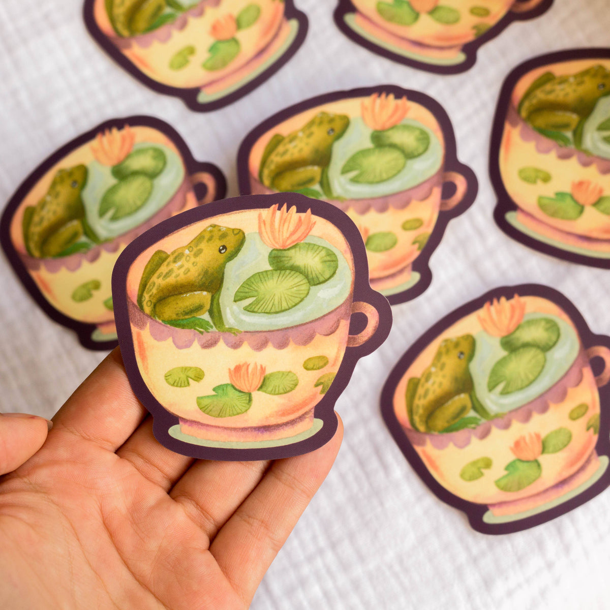 Vinyl sticker — Frog