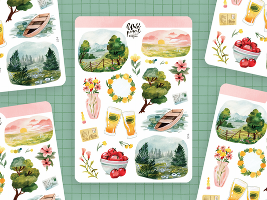 Sticker Sheet — Summer In The Nature