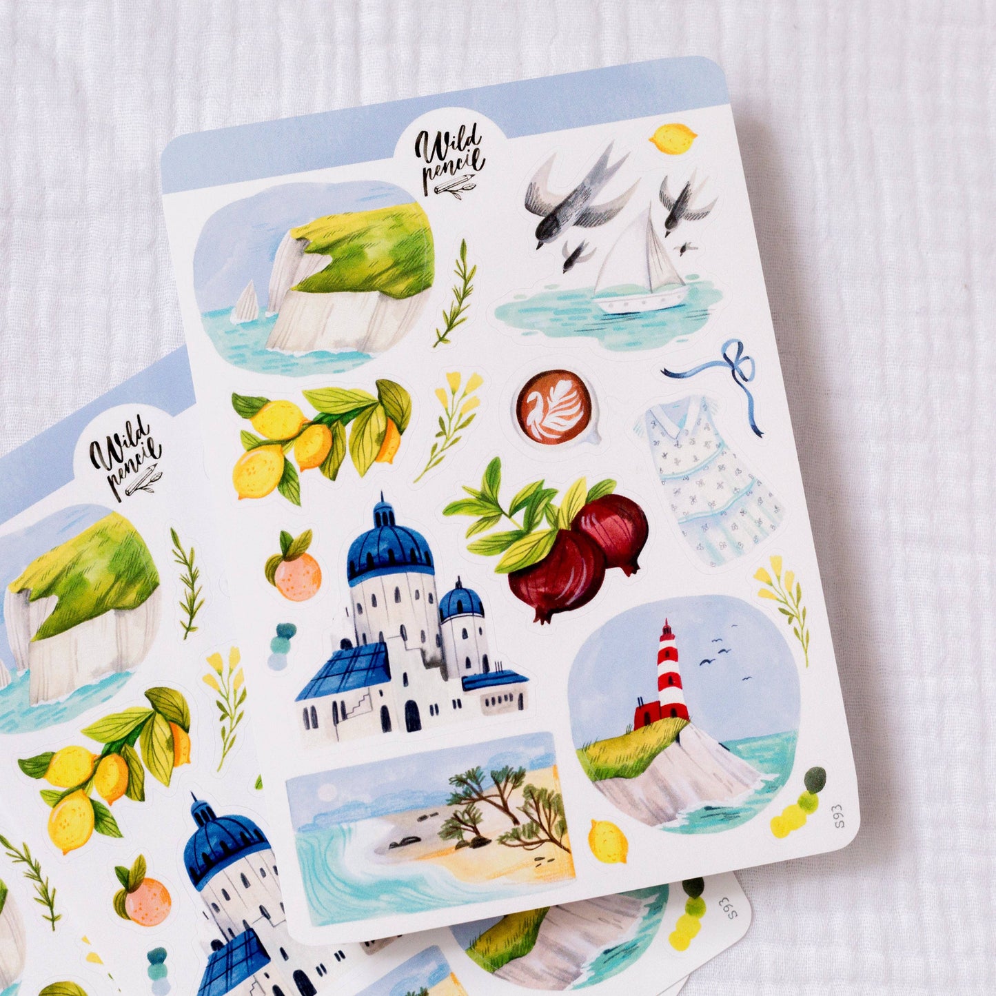 Sticker Sheet — Summer By The Sea