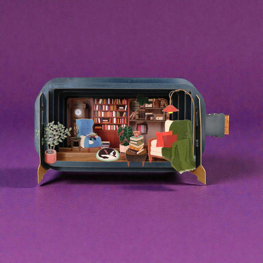 Reading corner Pop Up Greeting Card
