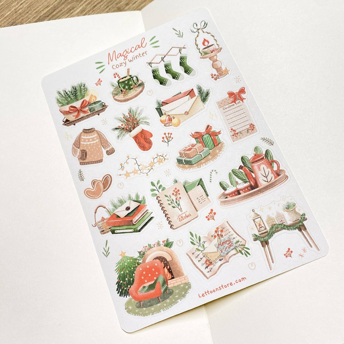 Sticker Sheet - Magical Cozy Winter: Matte Paper