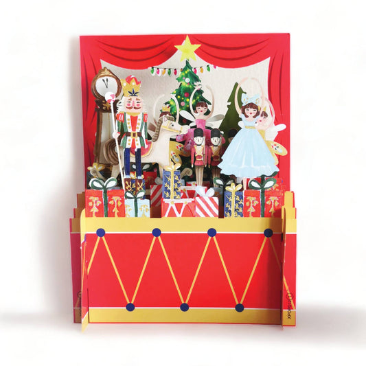 Christmas Miniature World pop up card- Nutcracker