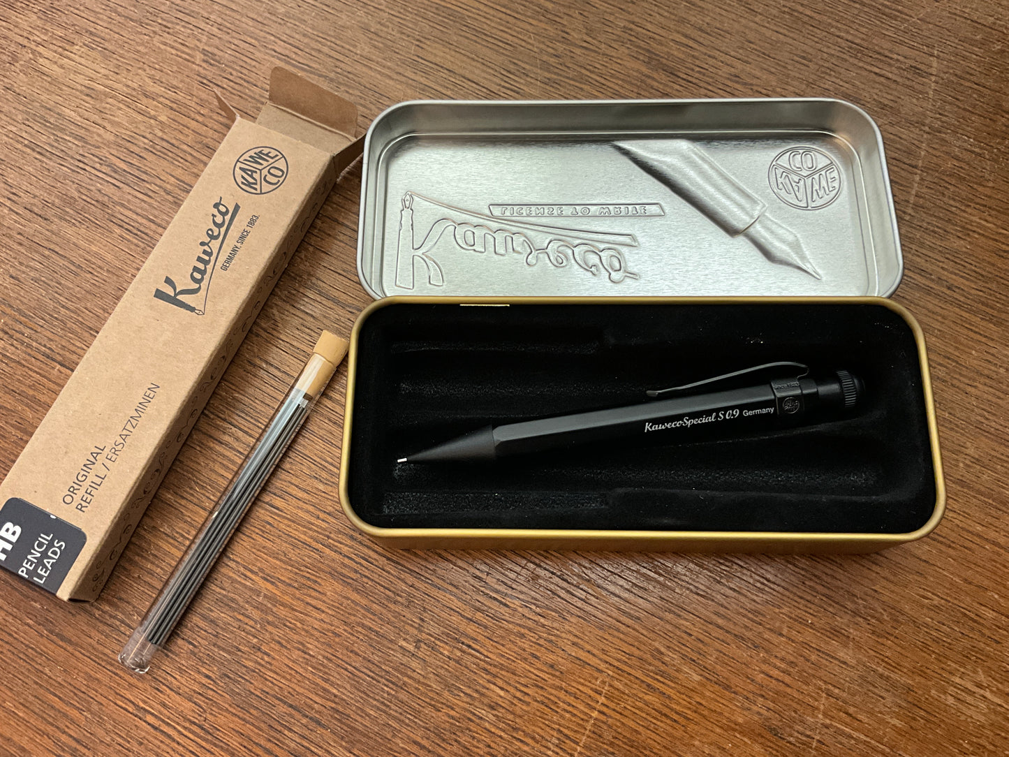 Kaweco Mini Special S Aluminum Mechanical Pencil with Pack of Lead
