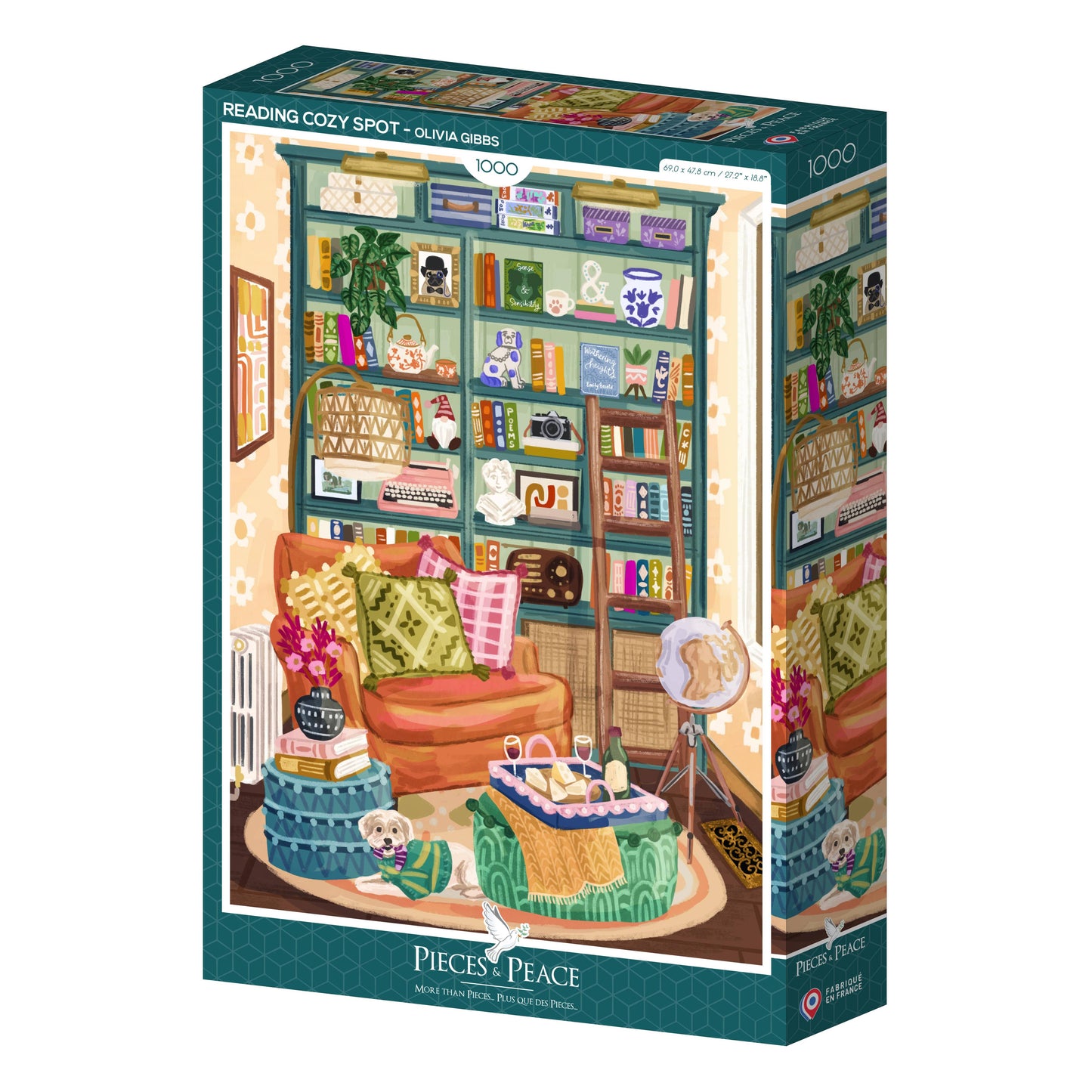 1000-Piece Puzzle - Cozy Reading Nook