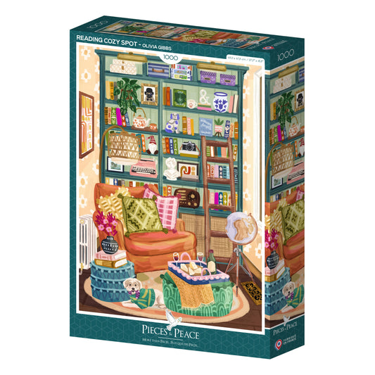 1000-Piece Puzzle - Cozy Reading Nook