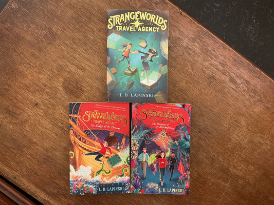 Strangeworlds (Books Series): Travel Agency, The Edge of the Ocean, The Secrets of the Stormfront by L. D. Lapinski