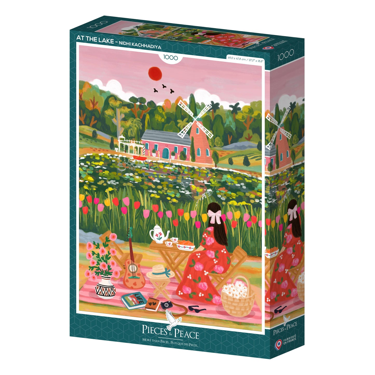 1000 Piece Puzzle - At the Lake