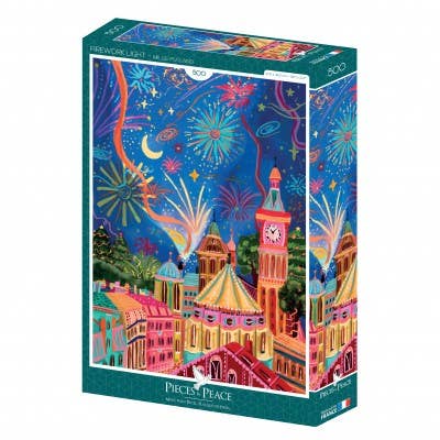 500 Piece Puzzle - Firework Light