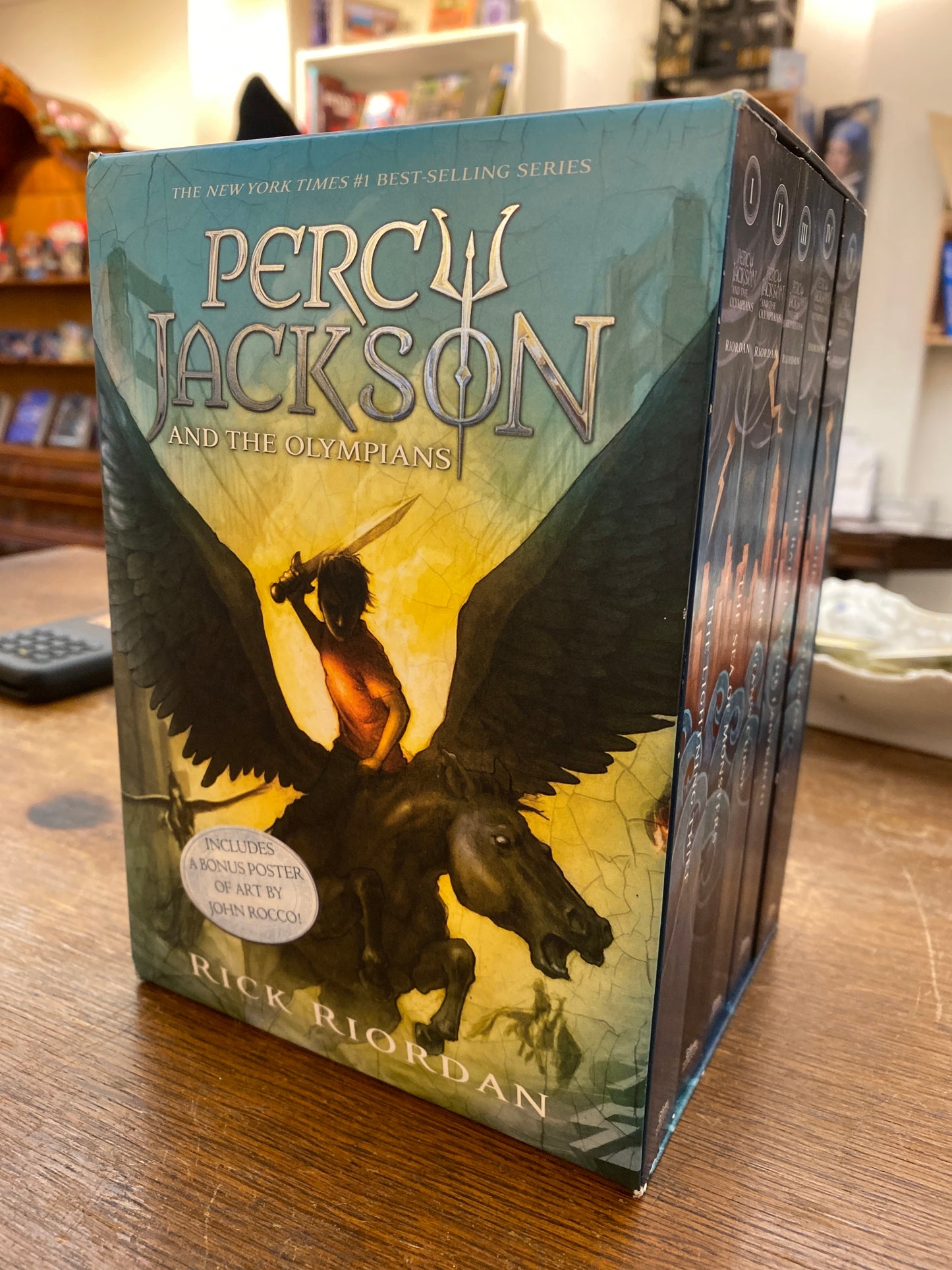 Percy Jackson and the Olympians 5 Book Paperback Boxed Set by Rick Riordan