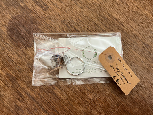 D100 Keychain “Goji Bergamot” (with real tea!)