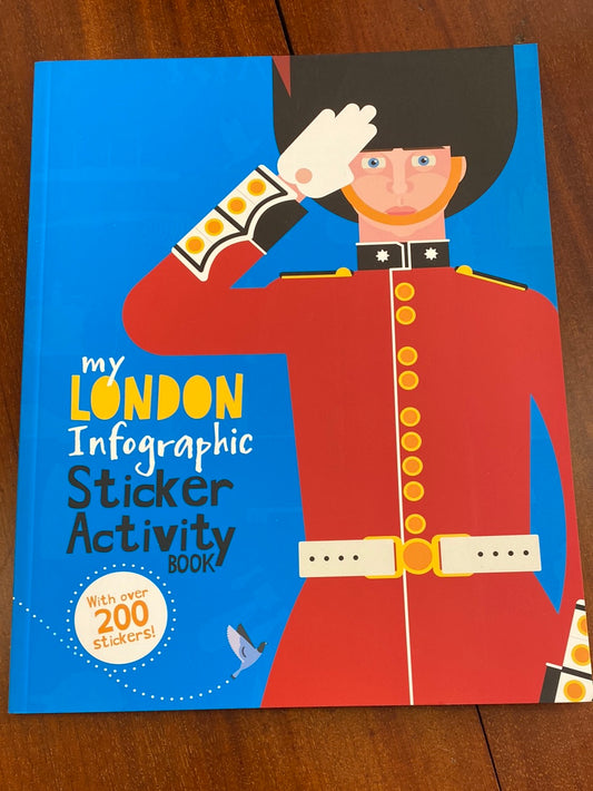 My London Infographic Sticker Activity book