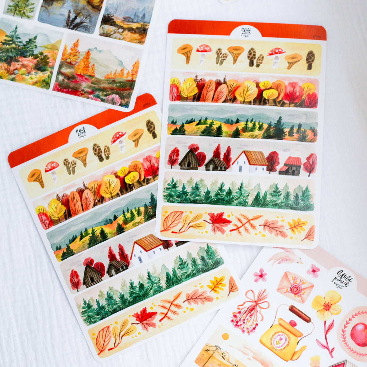 Sticker Sheet — Autumn Tapes