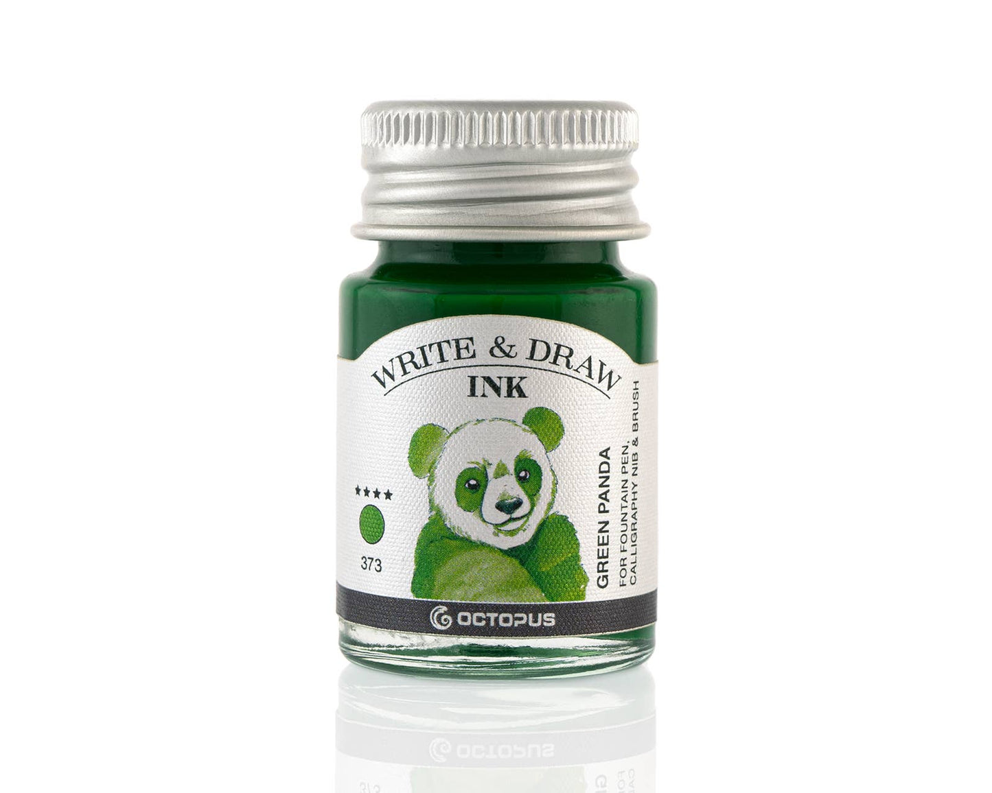 Write and Draw Ink 373 Green Panda Writing Paper 10ml