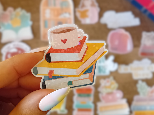 Holographic Sticker Books and Tea Cup Waterproof