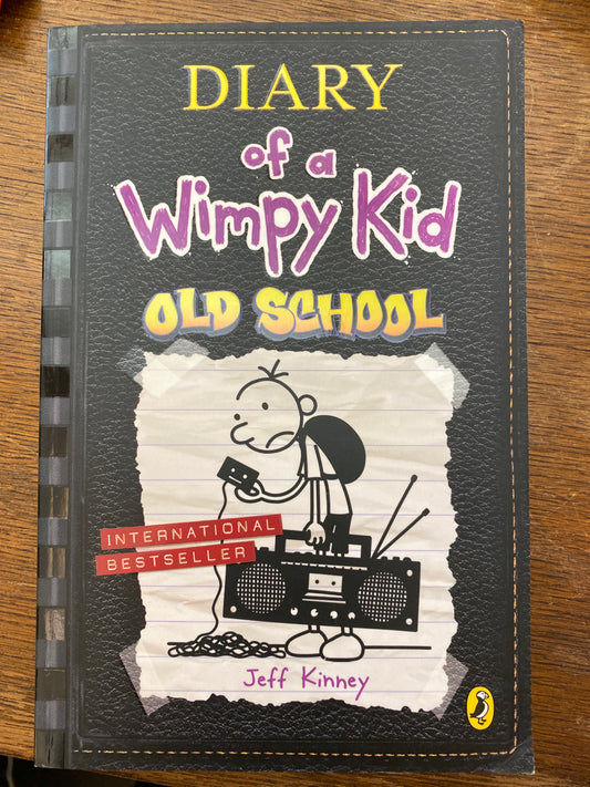 Diary Of A Wimpy Kid book 10 Old School by Jeff Kinney