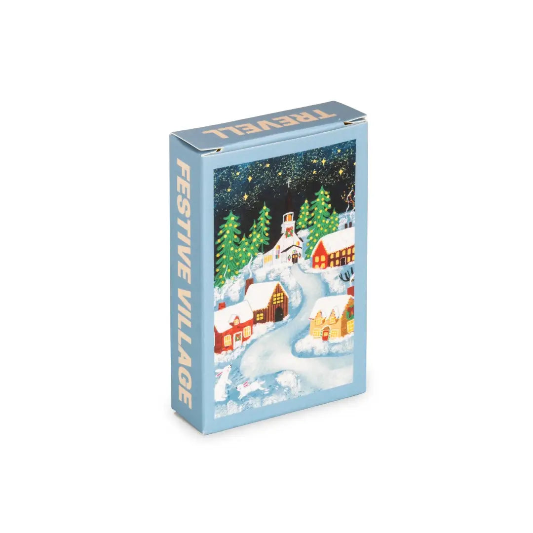Mini puzzle Festive Village - Trevell - 99 pieces