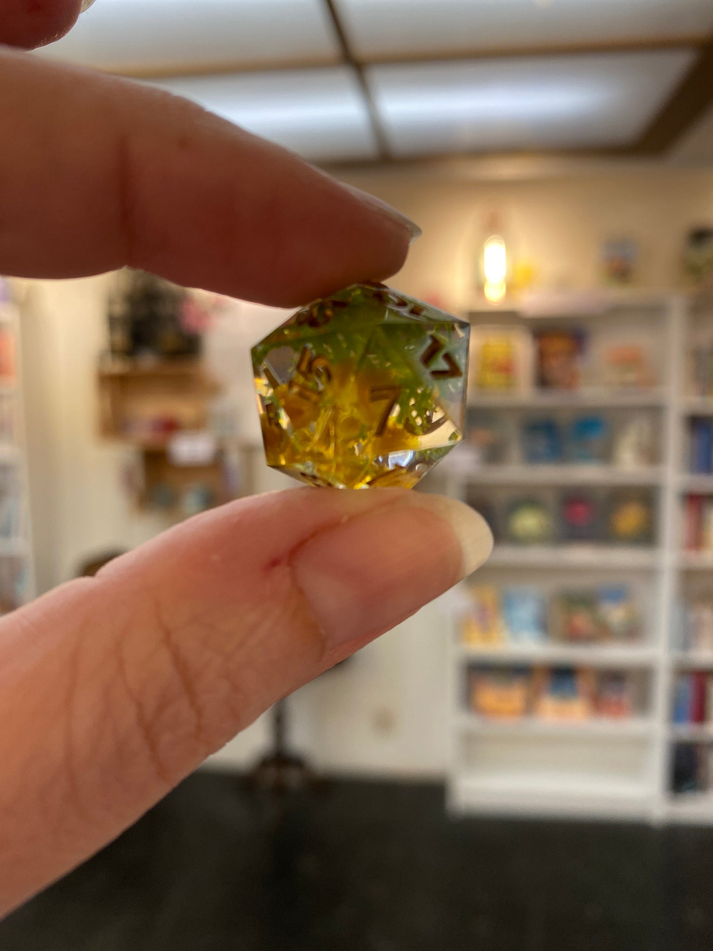 7 Piece Dice Set "A Hobbit's Garden"