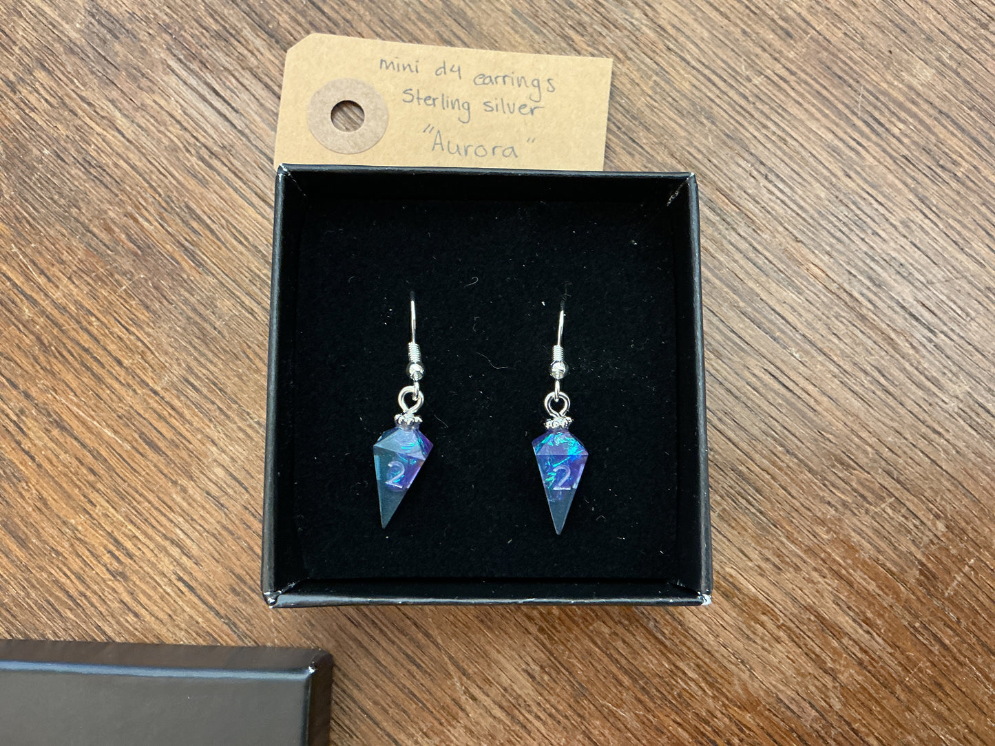 Mini D4 earrings "Aurora"