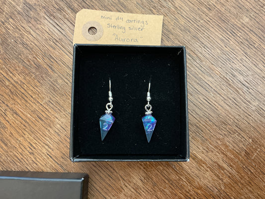 Mini D4 earrings "Aurora"