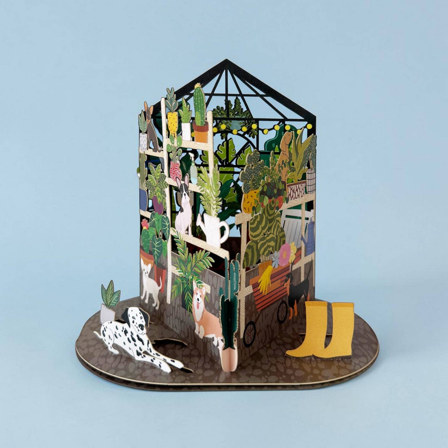 Botanical Pets Pop-Up Card