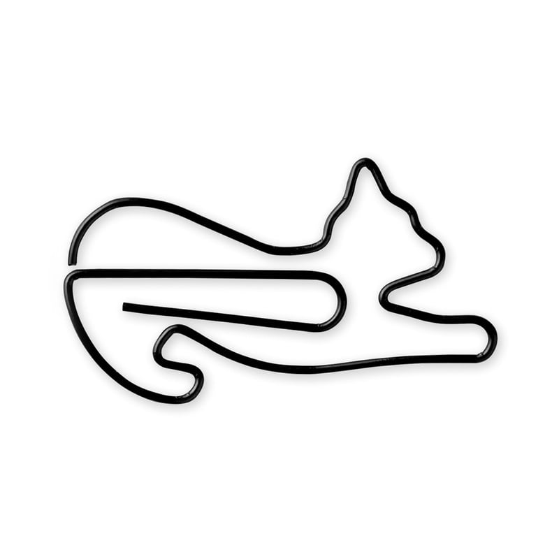 Cat Stretching Paper Clips by Midori