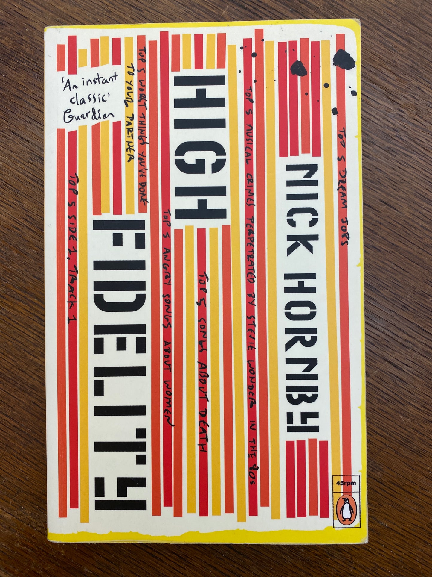 High Fidelity by Nick Hornby