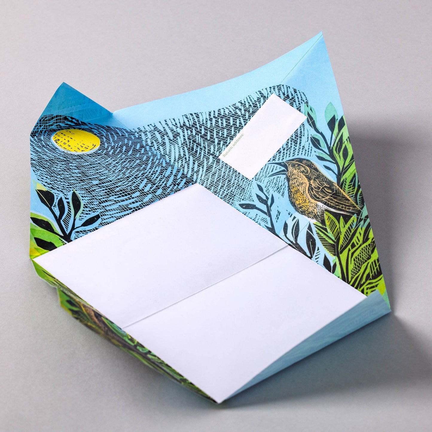 Wonderfully Wild Pigeon, Nature-inspired Folding Letters x 6