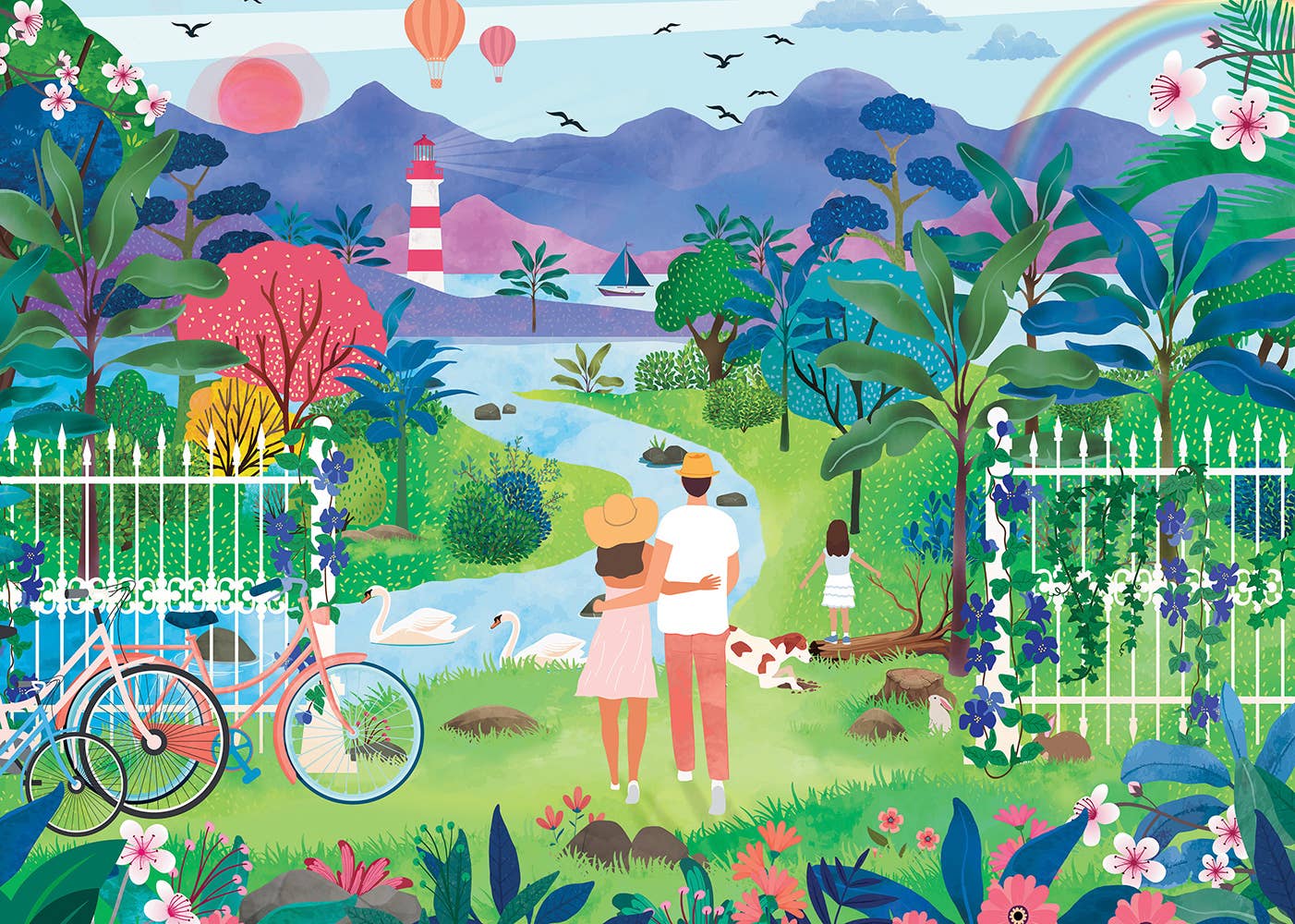 2x500 Piece Puzzles - Ode to Spring