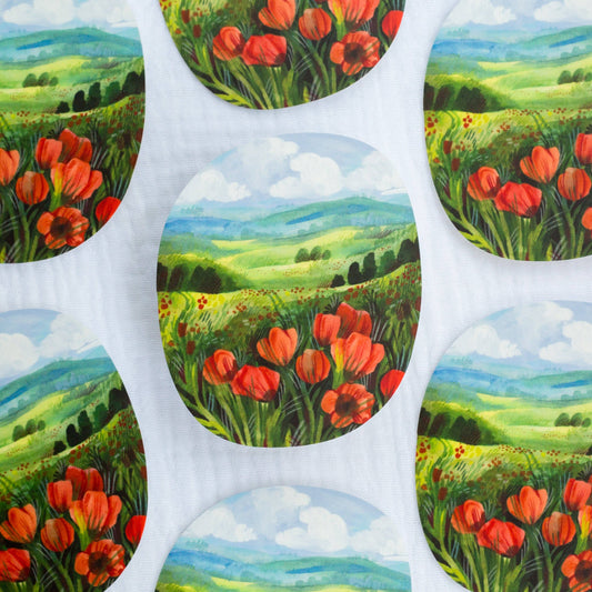 Vinyl sticker — Poppy Meadow