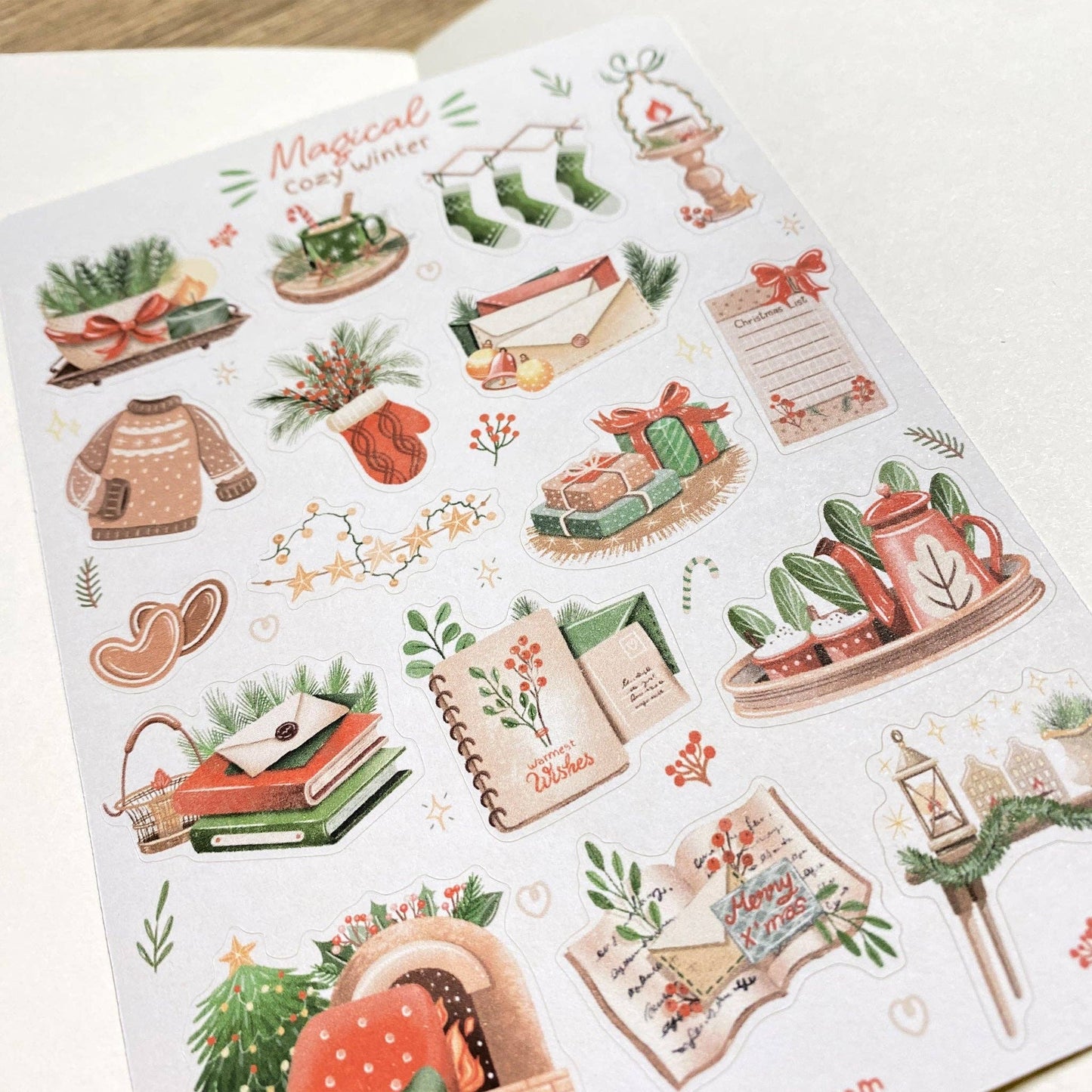 Sticker Sheet - Magical Cozy Winter: Matte Paper