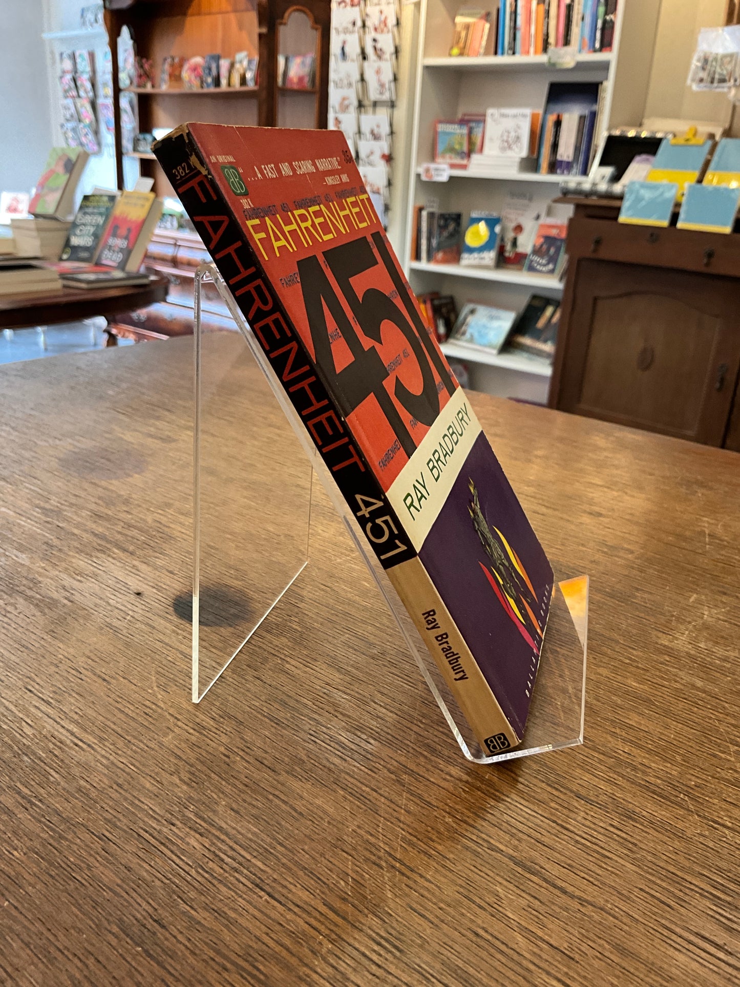 Fahrenheit 451 by Ray Bradbury: Ballantine Books Early Paperback