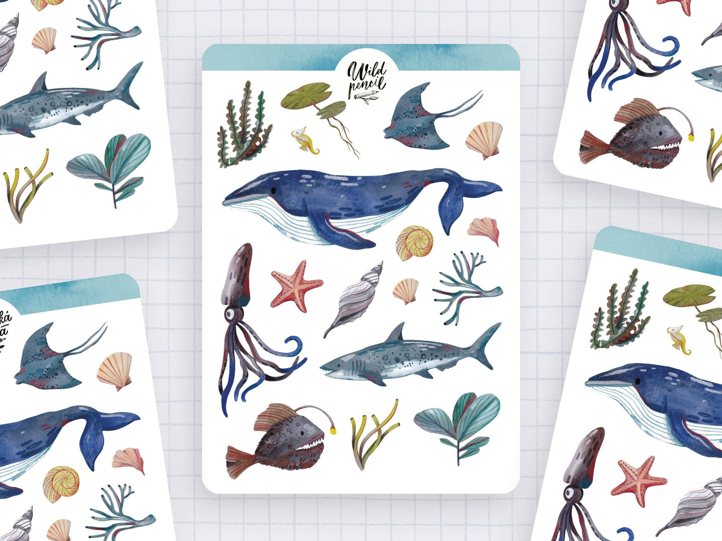 Sticker Sheet — Under The Sea