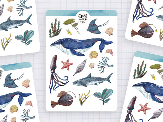 Sticker Sheet — Under The Sea