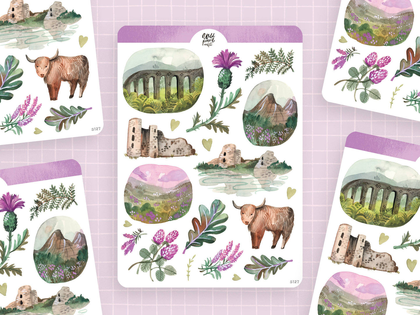 Sticker Sheet — Scotland