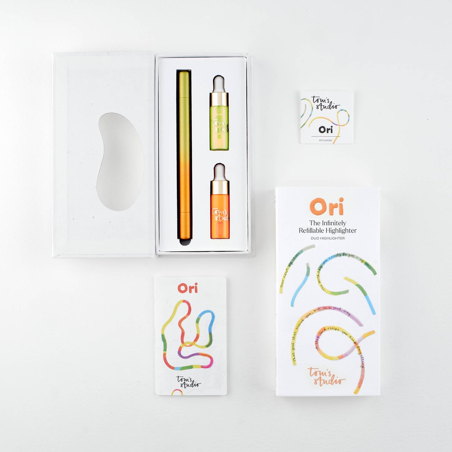 Ori – the infinitely refillable highlighter: Orange/Yellow