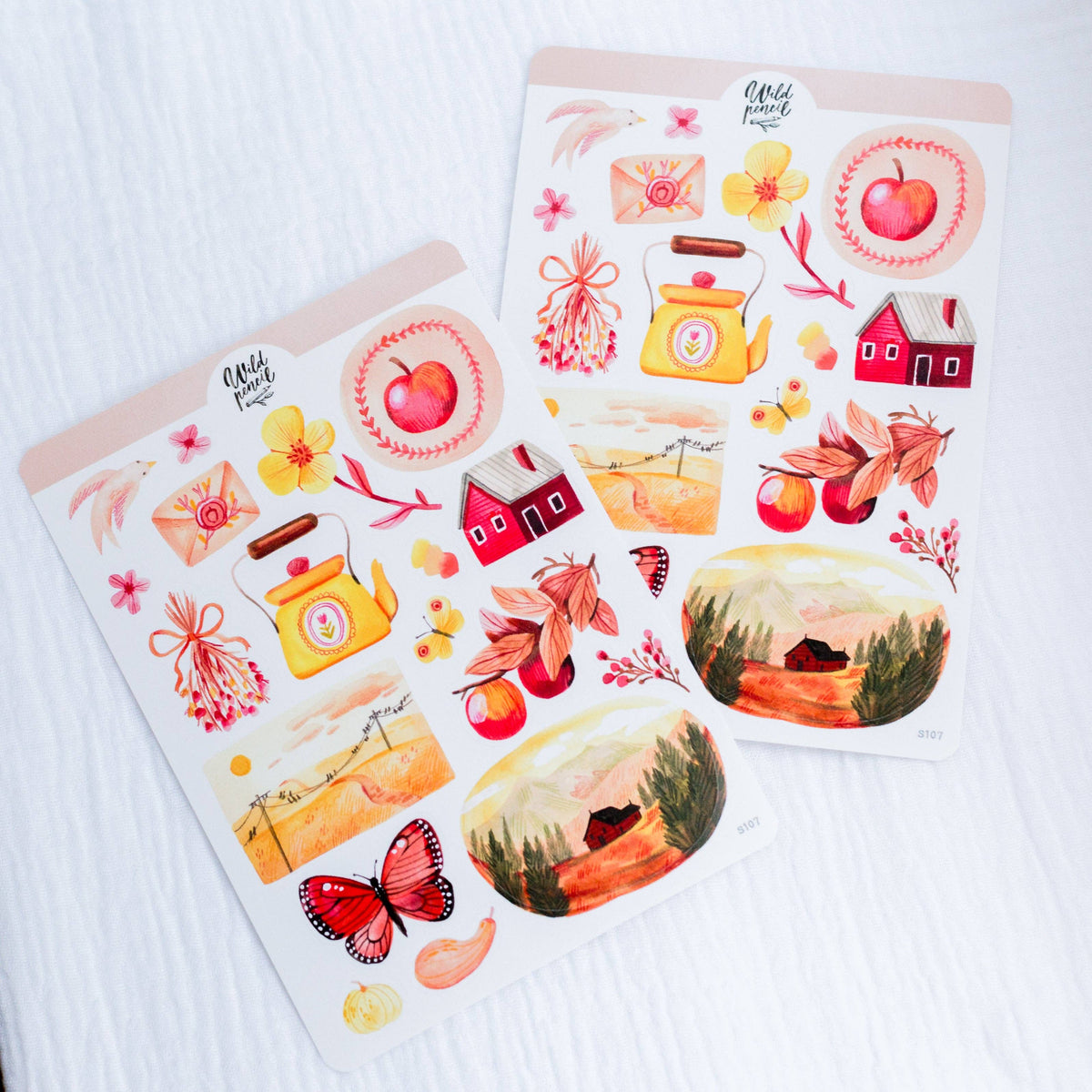 Sticker Sheet — Autumn Afternoon