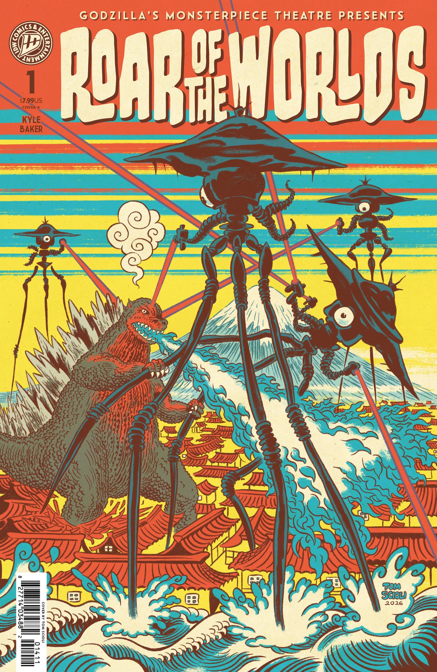 Godzilla's Monsterpiece Theatre Presents: Roar of the Worlds Cover