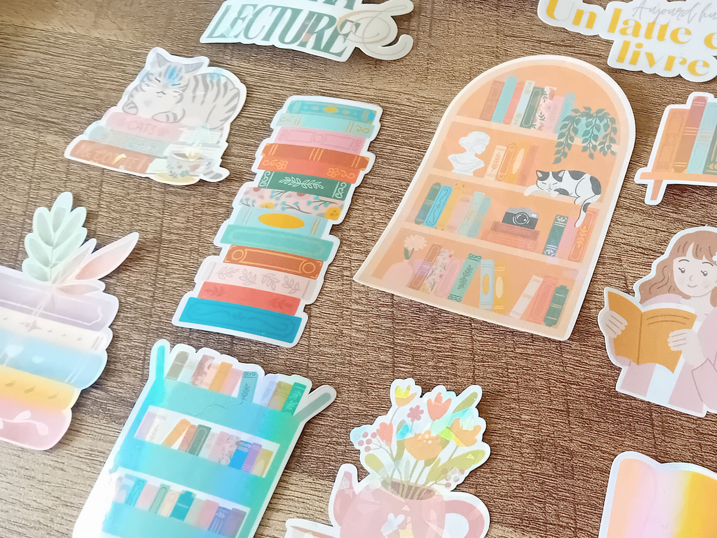 Holographic Sticker Books and Tea Cup Waterproof