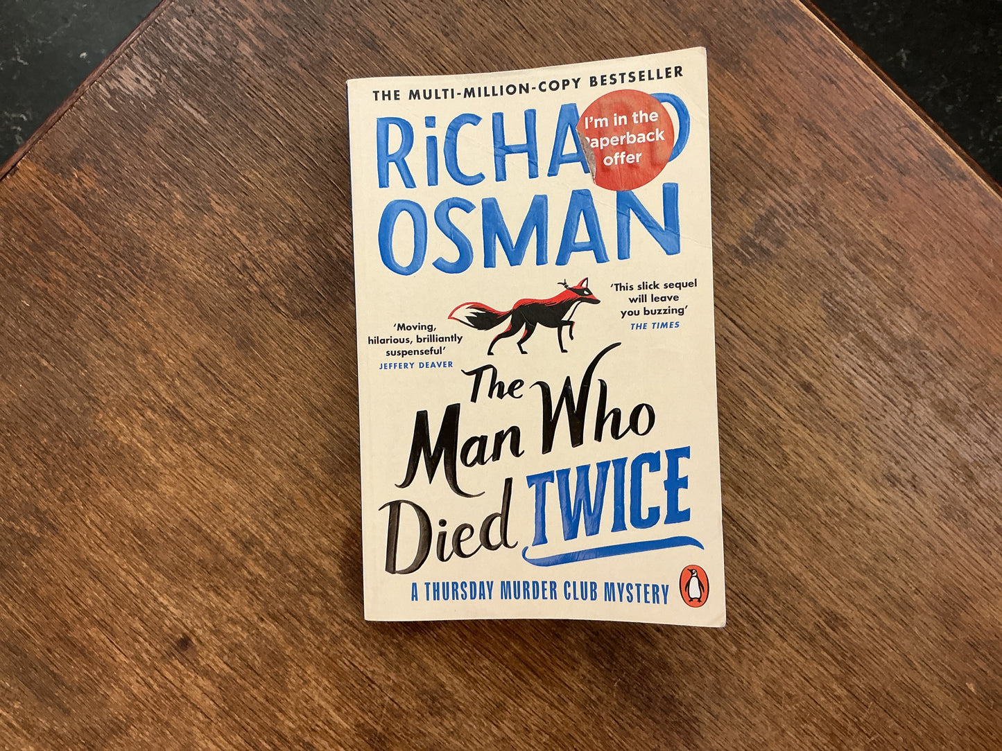 The Man Who Died Twice : (The Thursday Murder Club 2) by Richard Osman